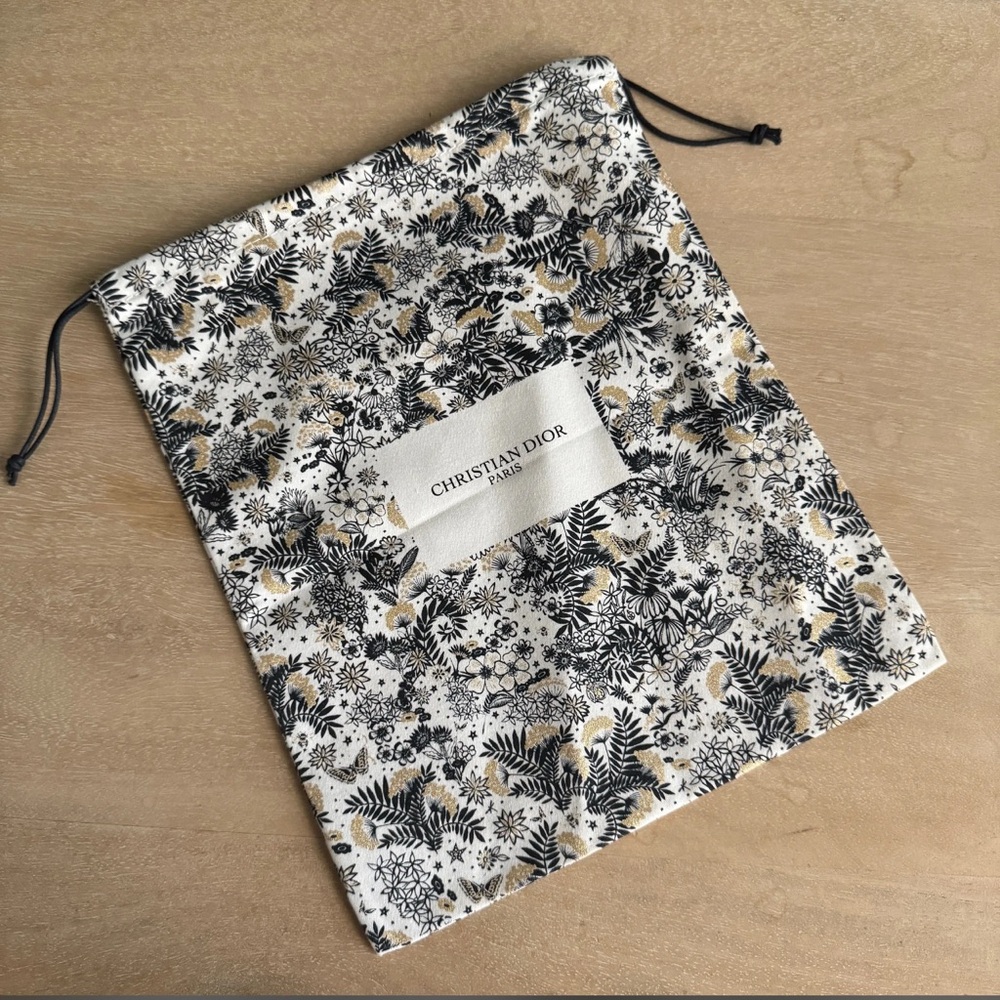 Christian Dior GWP Floral Drawstring bag